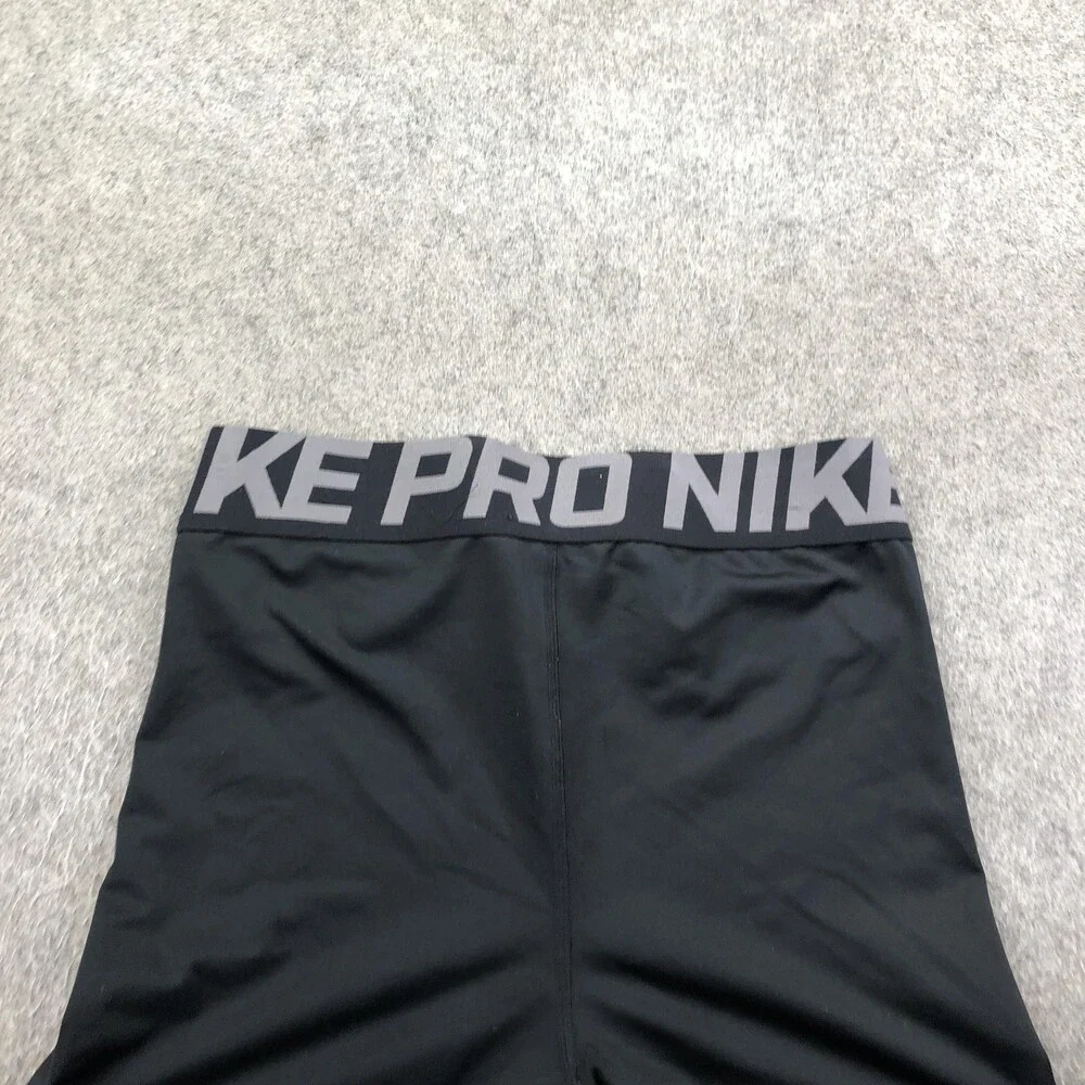 Nike Pro Shorts Womens Small Black Compression Dri-FIT 3 In Training Gym